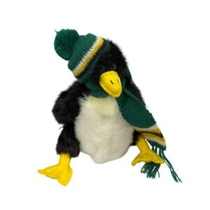 Ty Attic Treasures Penguin "Waddlesworth"  Hat & Scarf 1993 Beanie Baby